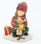 Eurolamp Decorative Polyresin Red Bear Girl 7.5...