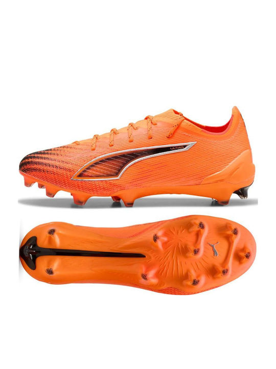 PUMA Ultra 6 Ultimate FG Football Shoes with Cleats Orange