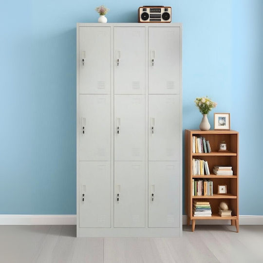 Dulap Metalic 90x40x185cm