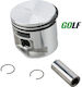Bürstenschneider Diverse Teile Kolben Kompatibel mit Stihl Fs240 Fs260 Fs360 Fs410 Golf Ø 42mm