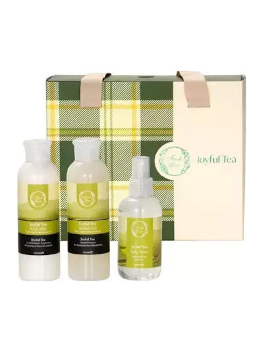 Fresh Line Joyful Tea Комплекти за Грижа за Почистване на Тялото 3 Бр