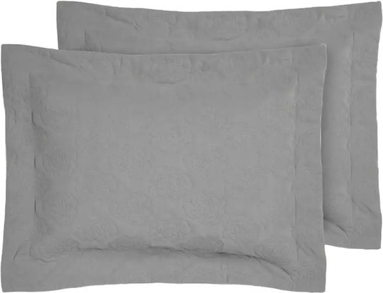 Das Home Happy 0288 Kissenbezug-Set mit Umschlagumschlag Gesteppt 50x70cm.