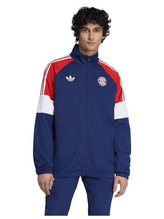 Track Top Cardigan pentru Bărbați Albastru