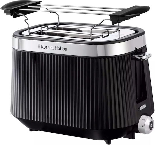 Russell Hobbs Brontë Φρυγανιέρα 2 Θέσεων 980W Μαύρη