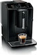Bosch Αυτόματη Μηχανή Espresso 1300W Πίεσης 15bar για Cappuccino με Μύλο Άλεσης Μαύρη TIE20109