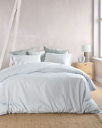 Rythmos Motiv Module Cuvertură Single Bumbac Mint 160x240cm 2buc