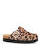 Anatomical Leather Women's Slippers Brown