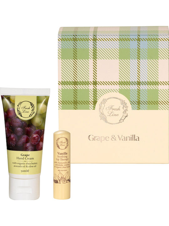 Fresh Line Grape & Vanilla Mini Σετ Περιποίησης για Ενυδάτωση 2τμχ