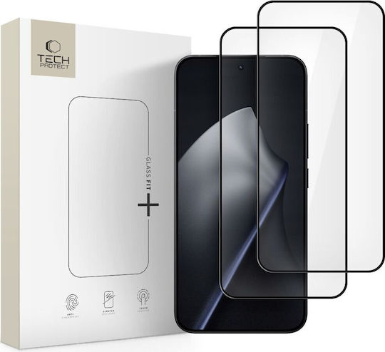 Tech-protect Glass Fit+ 2-pack Xiaomi 15t 15t Pro Black