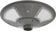 GloboStar Street Solar Light 25W 2000lm Cold White 6000K with Motion Sensor and Photocell IP65 50cmx50cmx19cmcm