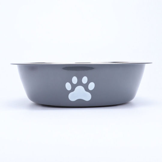 Denik Pets Bol din oțel inoxidabil Mâncare 11cm în Culoare Gri
