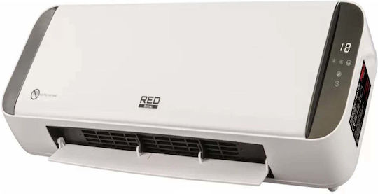 Red Technic Ceramic Fan Heater Room Wall Alb 2000W