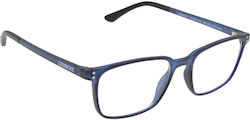 Oramont Reading Glasses +3.75 in Blue color 9089