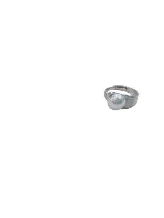 Damenring Silber mit Perlen
