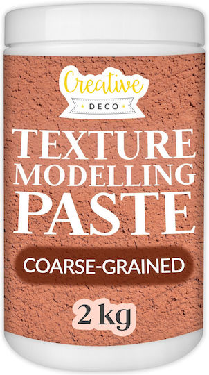 Creative Deco Pastă Structurală Granuloasă 2kg Masă Cărămidă Fină Proiecte Artistice Acrilic Pictură Ușor De Folosit Cu Spatulă Efecte Textură 3D