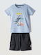 Kinder-Set mit Shorts Sommer 2Stück Light Blue