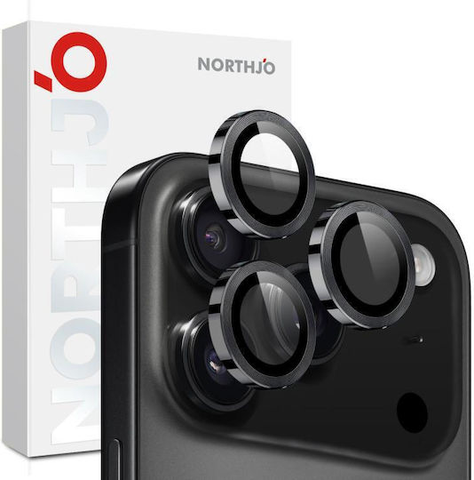Lens Camera Protection Tempered Glass Black for the iPhone 17 Pro, iPhone 17 Pro Max