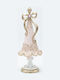 Magic Weihnachtsfigur Polyresin Rosa Dekorative Figur 13x13x35.5cm Magic