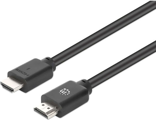 Manhattan HDMI 2.0 Premium High Speed 4K 60Hz HDR Cable HDMI Male - HDMI Male 3m Black