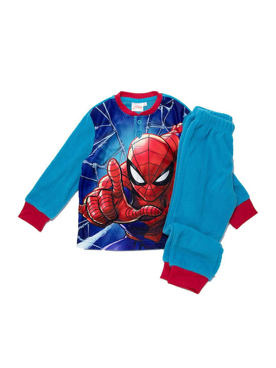 Marvel Kids' Pajamas Winter Fleece Blue