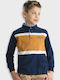 Kids' Polo Long Sleeve Navy Blue