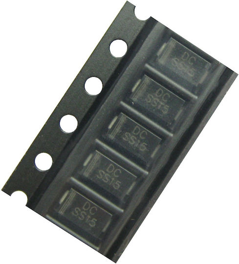 DC components Diode Schottky with Voltage 50V and Current 1A 5pcs SS15