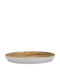 Kutahya Porselen Plate Shallow Beige with Diameter 19cm 6pcs