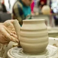 Περιστρεφόμενη Βάση Πηλού Πλαστική 28xυ6,5εκ