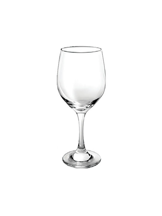 Borgonovo Set of Glasses Water made of Glass Stemmed 6pcs