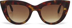 Okkia Claudia Sunglasses Brown with Frame & Brown Lens Okkia Claudia Sunglasses Brown with Frame & Brown Lens