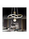 SteweHome Deckenleuchte Led Modern 3 Farben Gold Verzierung 60w-40 × 40 × 90 cm