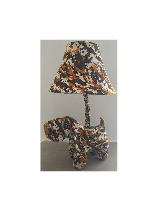 Natural Home Kinder Nachttischlampe Beige 33εκ.