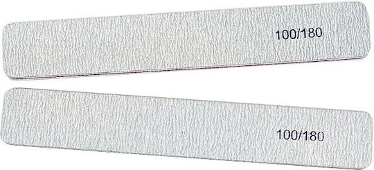 Λίμα Νυχιών Ασημί 100/180 17.5x3cm 2pcs