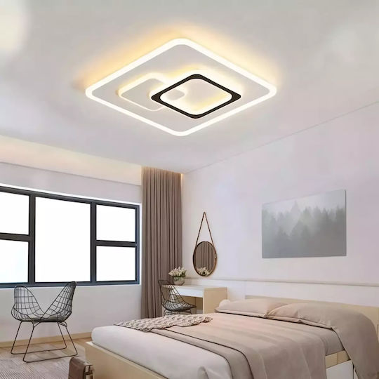 Σύγχρονος Led Φωτιστικός Οροφής 3 Χρώματα 50x50cm