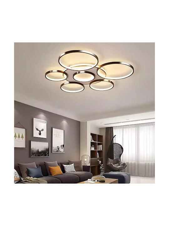 Arrivato Modernă 3 Culori LED Luminiță De Tavan Montată Modernă 80 × 80 × 10 Cm