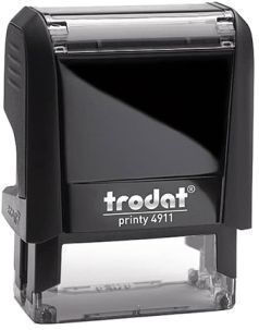 Trodat Stamp Printy Type 4.0/sb Paste Cre+kis Black 4911