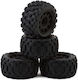 Pro-line Badlands Mx Pre-mounted Mt 1/18 Tire Set Black 4 W/12mm Hex