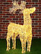 Bakaji Bakaji Rena Natalitsa Illuminated 3D Acrylic Crystals 200 LED Warm White H 90 cm