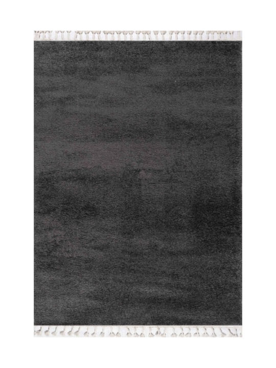 Balsan Soft Σετ Shaggy Χαλιά Κρεβατοκάμαρας Anthracite P621118 3τμχ