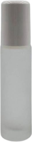 Roll On Glass Bottle 12 Ml Ball White Lid