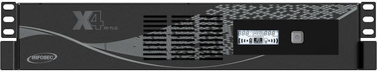 Infosec X4 2000 RM Plus UPS Line-Interactive 2000VA 1200W