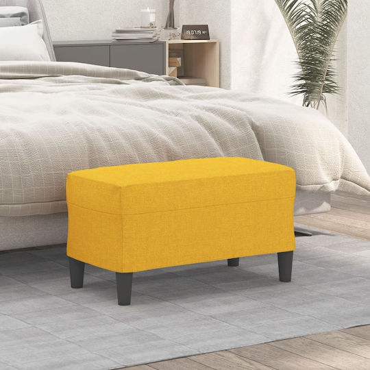 vidaXL Bench Stool Open Yellow 70x35x41cm
