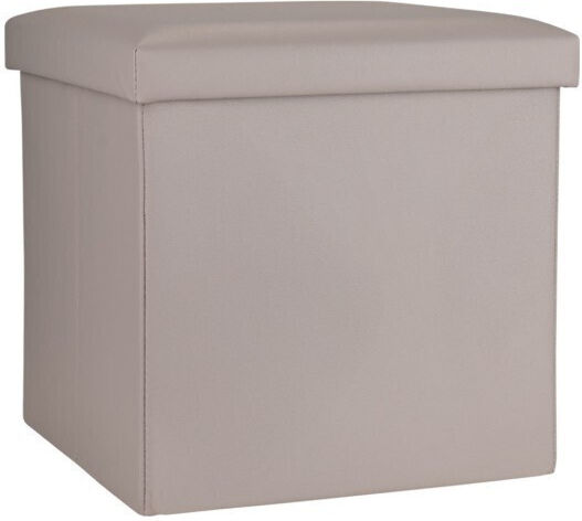 Σκαμπό Σαλονιού με Αποθηκευτικό Χώρο Taupe 38x38x38εκ. Σκαμπό Σαλονιού με Αποθηκευτικό Χώρο Taupe 38x38x38εκ.