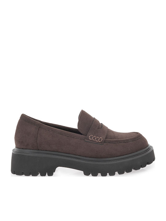 Γυναικεία Loafers σε Καφέ Χρώμα