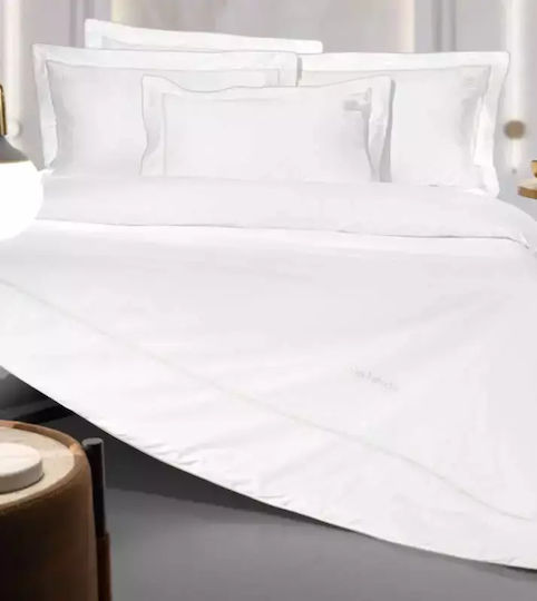 Guy Laroche Σετ Σεντόνια King Size 270x280εκ. Λευκό (4τμχ)
