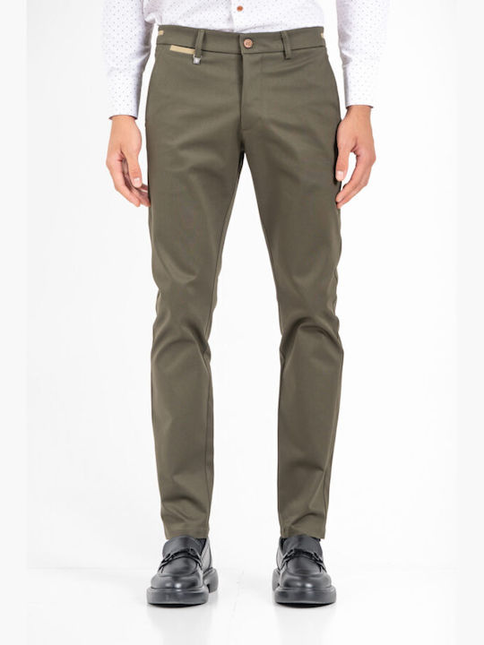 Pantaloni Chino Verde