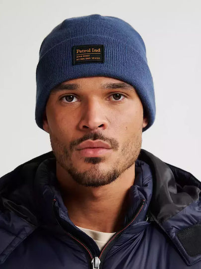 Beanie Ανδρικός Σκούφος Πλεκτός σε Μπλε χρώμα