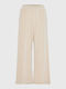 Sweatpants Flared Velvet Cloud Cream