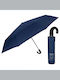 Perletti Windproof Automatic Umbrella Compact Blue