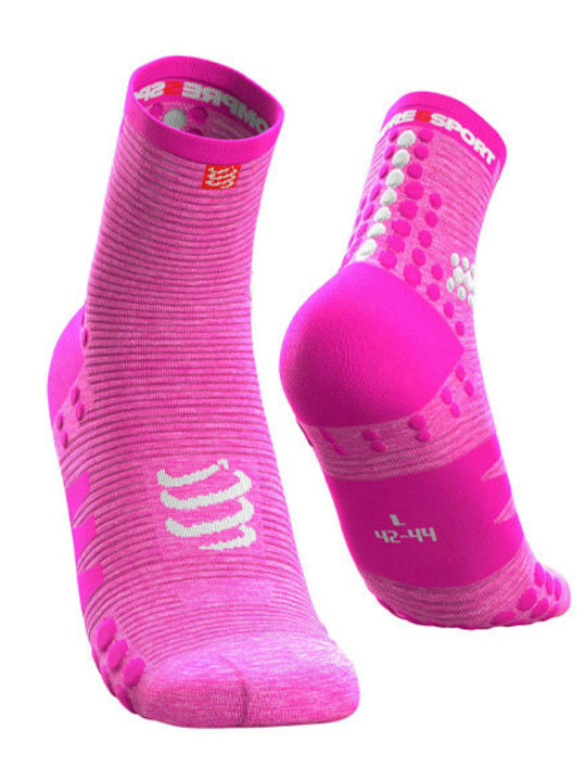 Compressport Șosete pentru Alergare Roz 1 pereche